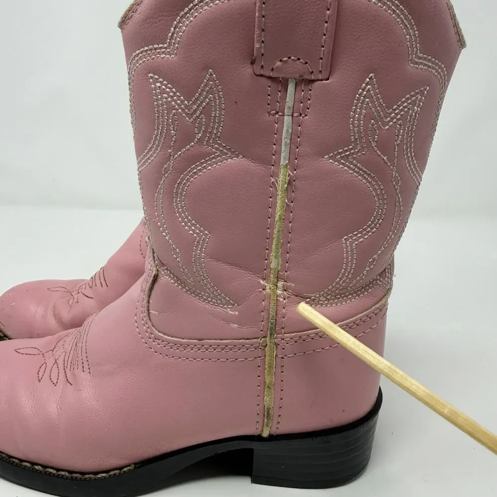 Durango Pink Western Cowboy Boots Kids Size 12D